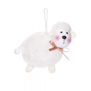 Zawieszka futerkowa dpCraft Owieczka 8cm, 1szt